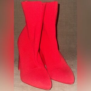 Public Desire Exclusive Loyal heel sock boots - Size 7